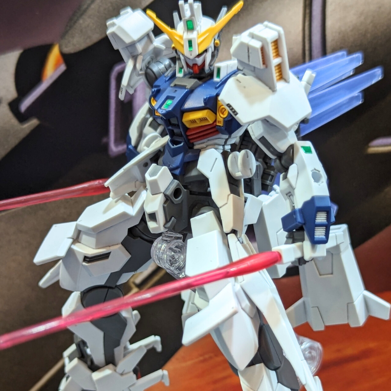 HG 1/144 ガンダムジリウスの塗装完成見本を展示（静岡ホビーショー