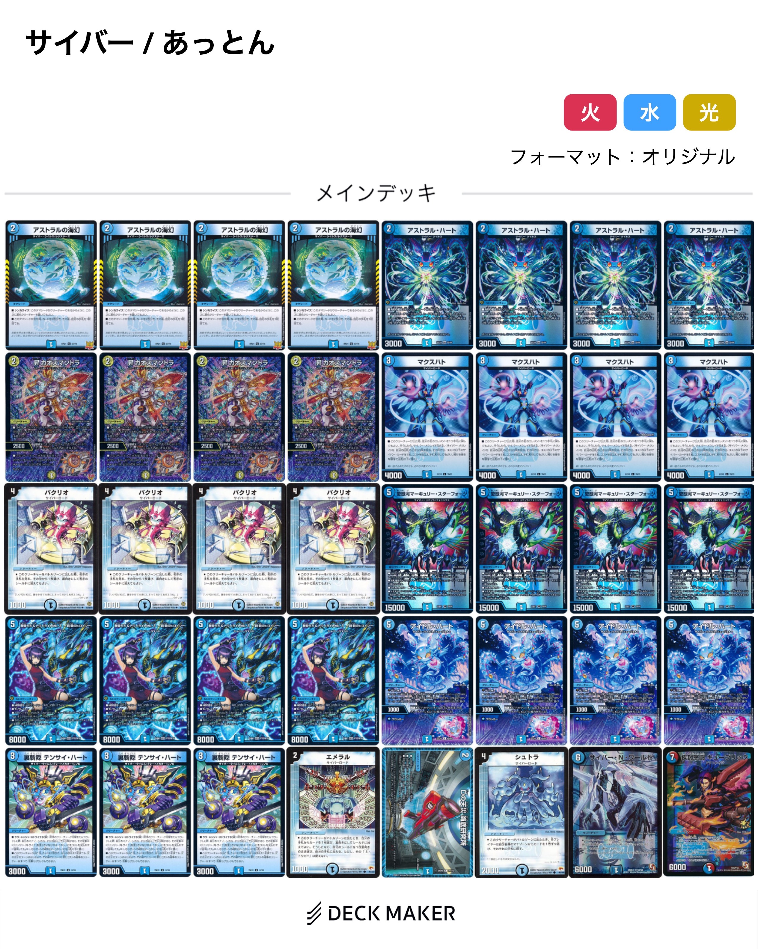 デュエマ オリジナルCS】「小倉CC(2025/7/26)」結果 青単サイバーが