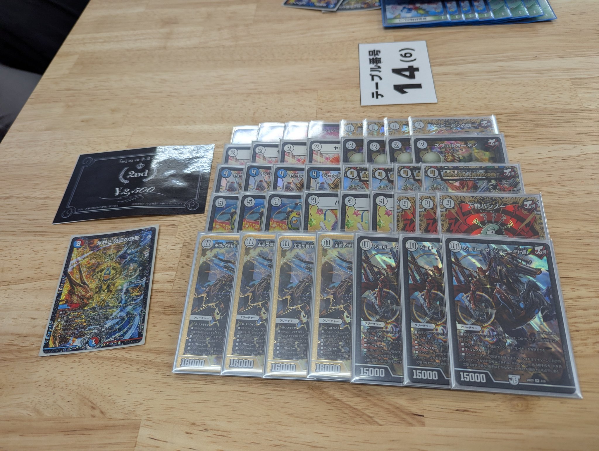 デュエマ オリジナルCS】「「w」CS in あまくだり(2025/8/3)」結果 赤