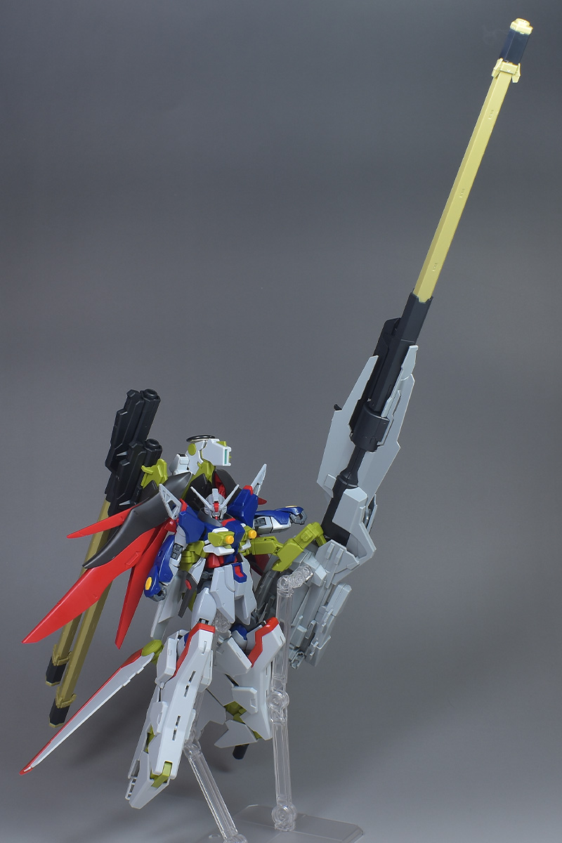 HG デスティニーガンダムSpecII&ゼウスシルエット 全塗装 完成品