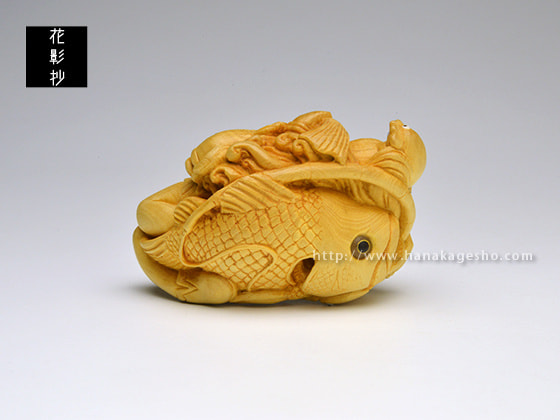 木彫根付選集 出品作品ご紹介3 永島信也・利歩 | 根津の根付屋 ＆ 花