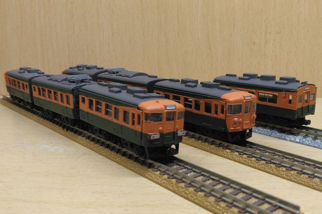 Bトレ】165系で魔改造したクロ165（ウソ電） - 空を読む