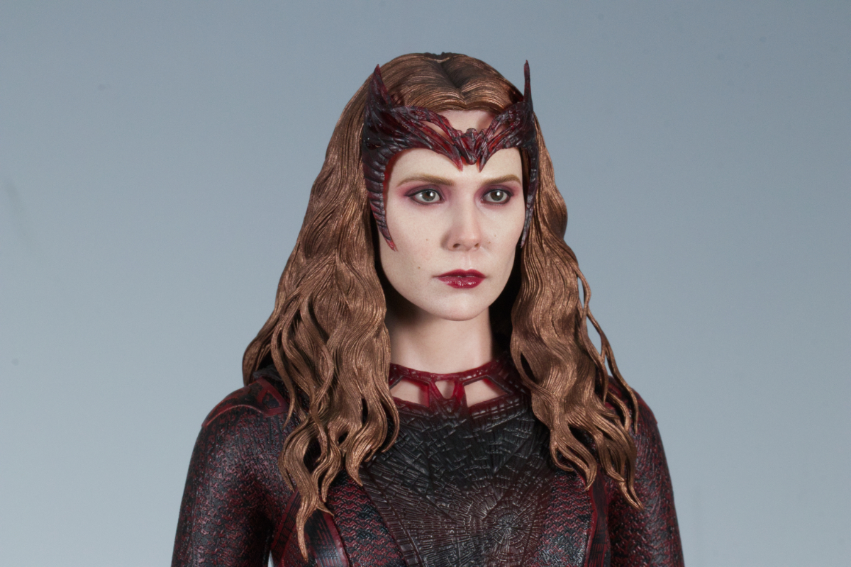 1/12スケール スカーレットウィッチ用ヘッド植毛タイプ&豊胸タイプ改造