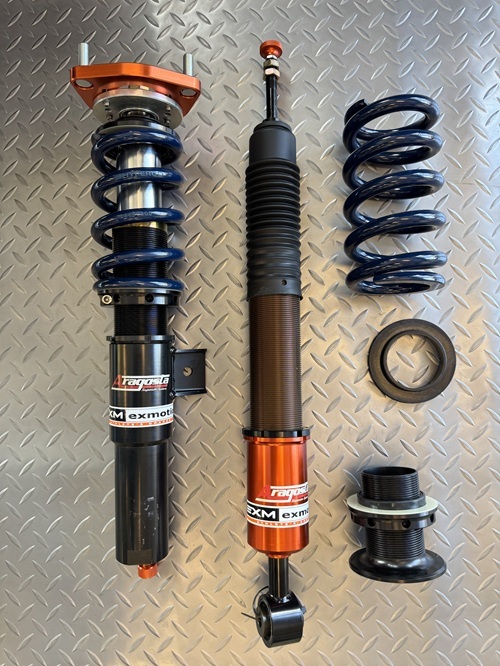 GRヤリスに exmotion ATHLETE'S ORANGE サスペンションキット