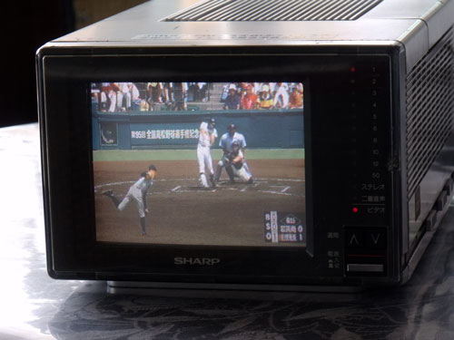 ◇1985年製シャープ5インチマイクロテレビCT-6003の修理 | ヨネデン