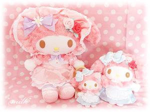 マイメロディ 40周年 ローズラビリンスシリーズ マスコット 【公式通販】