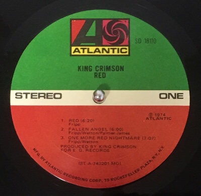 King Crimson RED 比べ - King Crimson