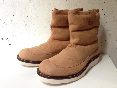 wjk cow HOT-AIR ペコス BOOTS (BEIGE/RED) ダブルジェイケイ ホット