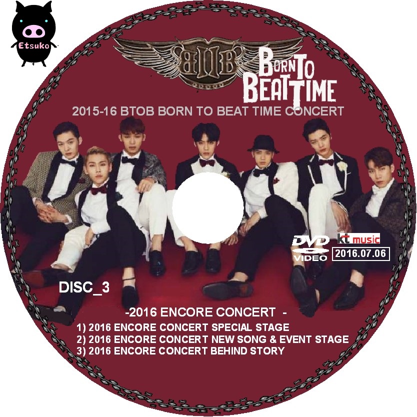 BTOB BORN TO BEAT TIME DVD live ライブ 韓国 韓国 本 bts BTOB『BORN