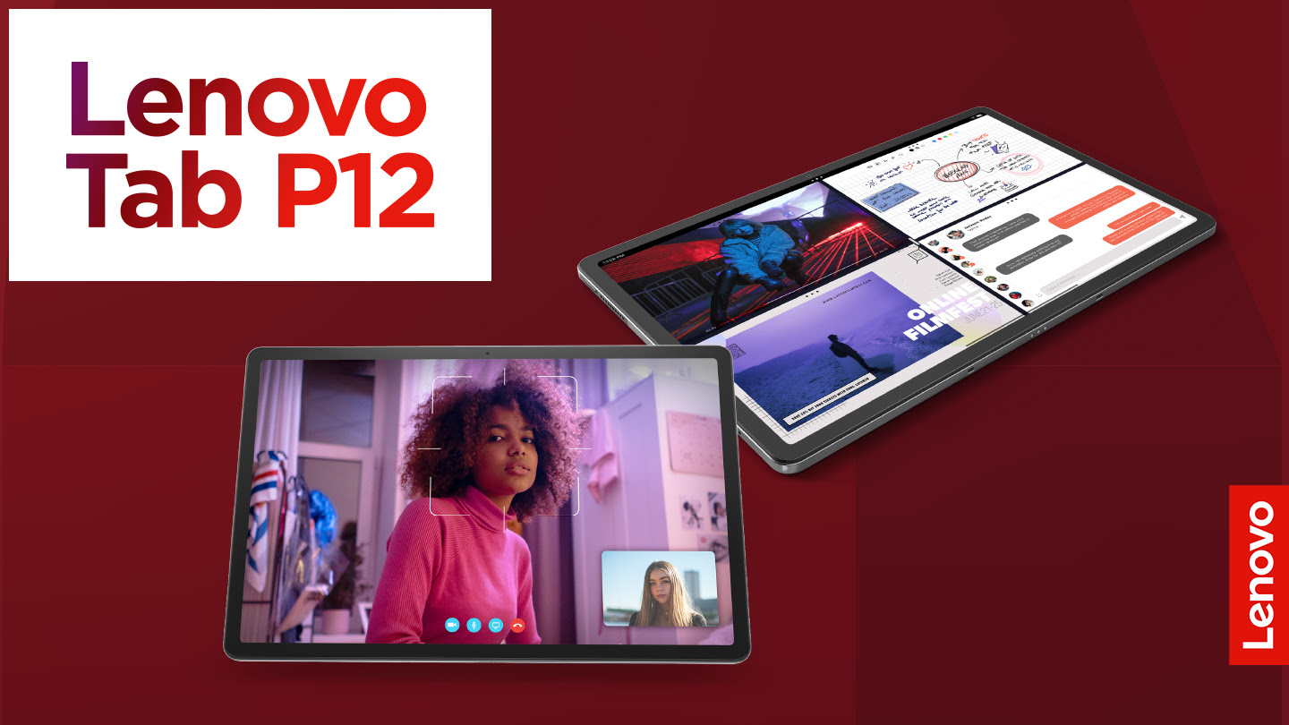 Lenovo】高精細な12.7インチ型Androidタブレット「Lenovo Tab P12」を