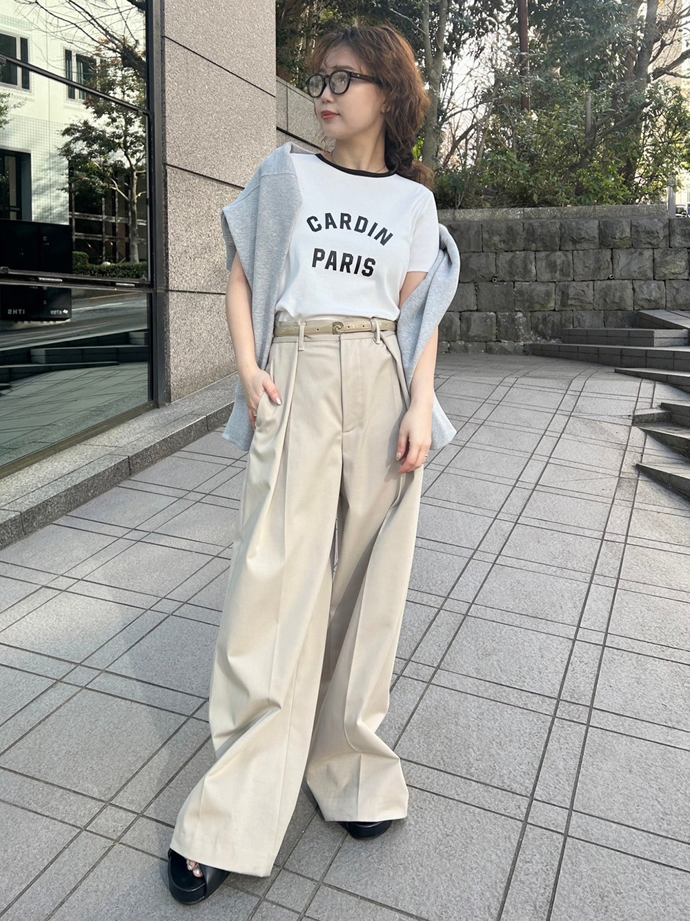 新作！【pierre cardin】タックワイドチノパンツ | FRAY I.D