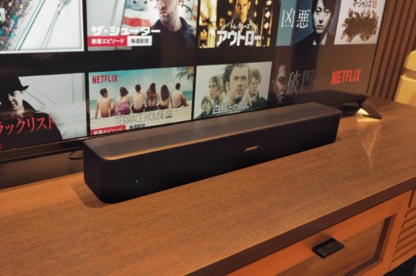 BOSE Solo 5 TV Sound System」省スペースなバータイプスピーカーを