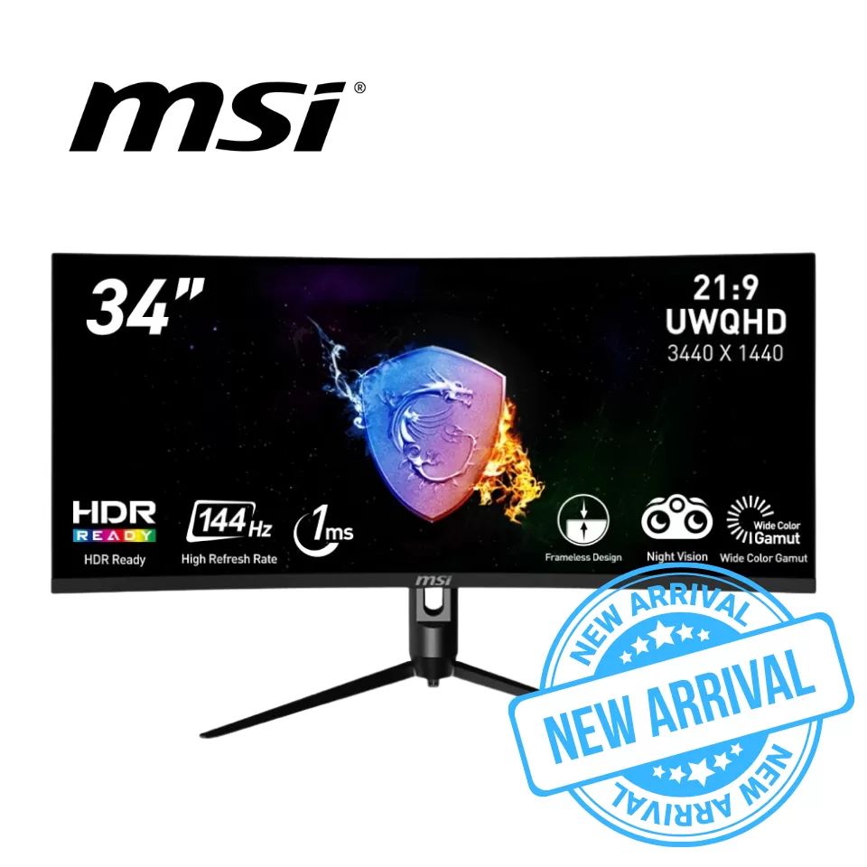 展示品だからお買い得！】MSI OPTIX-MAG342CQ：没入感抜群の34インチ