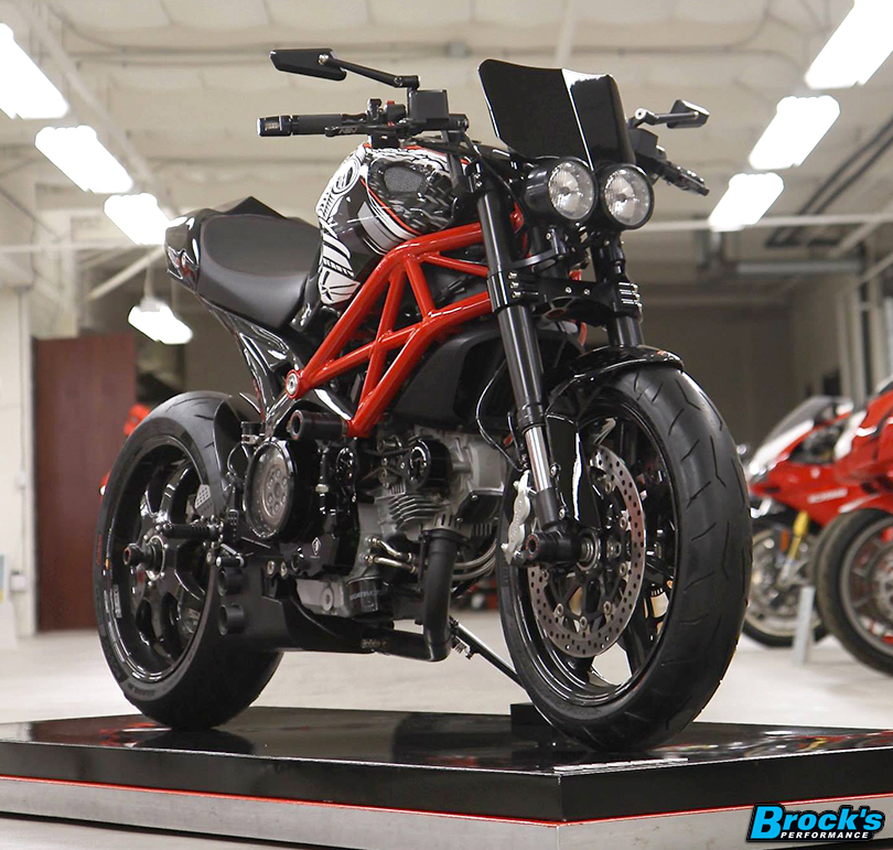 Max Grundy Inspired Ducati Monster Supported by Brock's