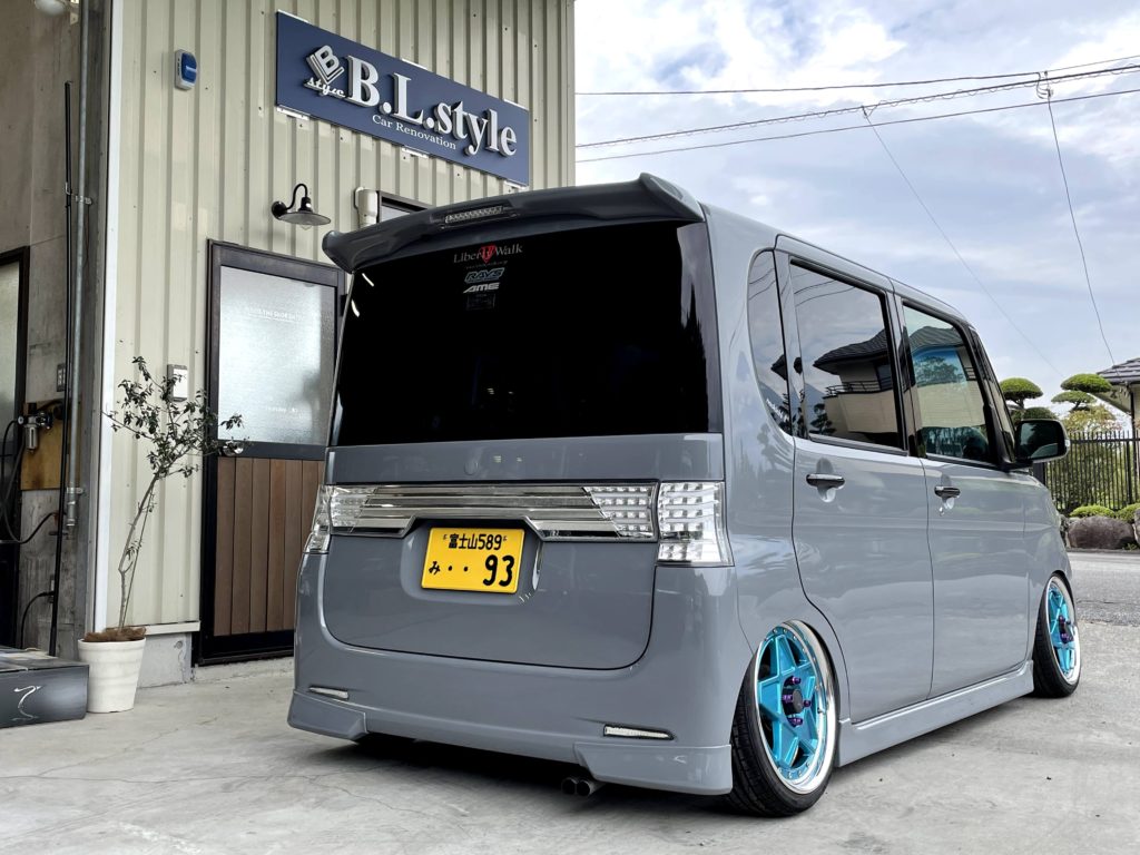ダイハツタントカスタムL375S カスタム完成、納車致しました。 | B.L.