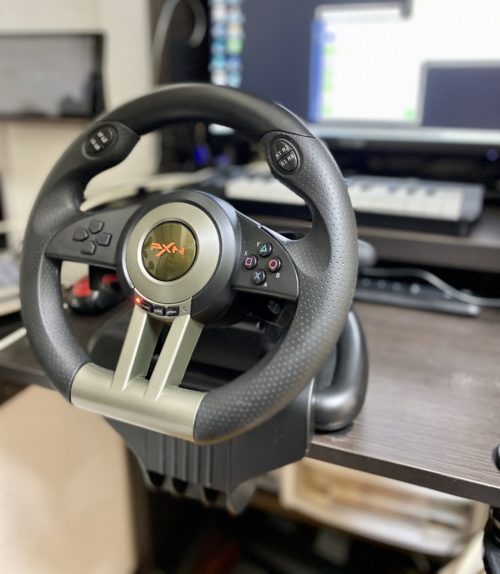 PXN-V3IIB レーシングホイール ハンドルコントローラーを購入。 | D