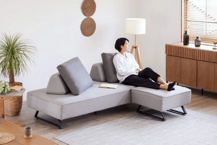 リバティ2 ダークグレー 160 ソファ○○03月14日以降のお届け