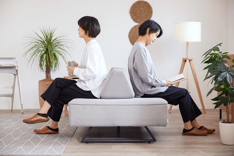 リバティ2 ダークグレー 160 ソファ○○03月14日以降のお届け