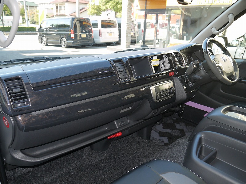 マホガニーウッドインテリアパーツフルセット：415COBRA｜ハイエース