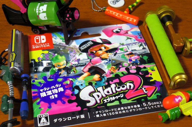 セブンイレブン限定特典付き「スプラトゥーン2」DLカードをnanacoで