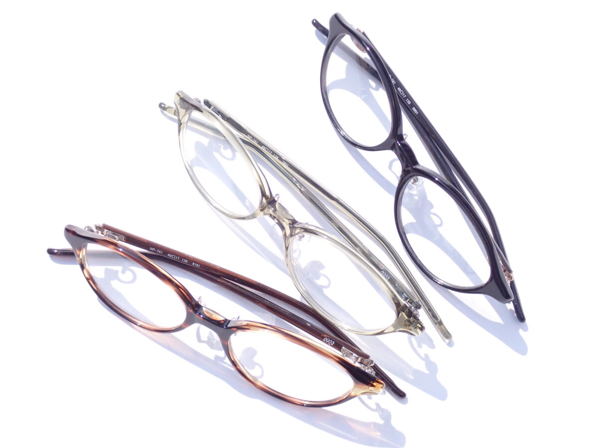 オーバルシェイプの細身セルフレーム｜999.9(フォーナインズ) NP-741