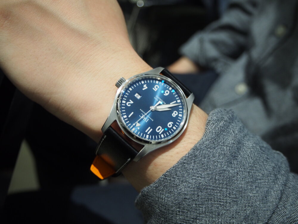 IWC パイロットウォッチ用オーダーストラップが完成！ ～ジャン