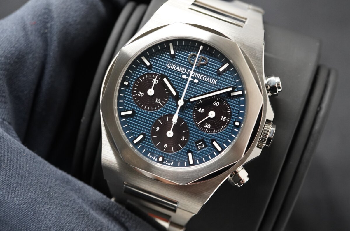 2024年新作】ジラール・ペルゴ ロレアート クロノグラフ 藍色 ジャパン