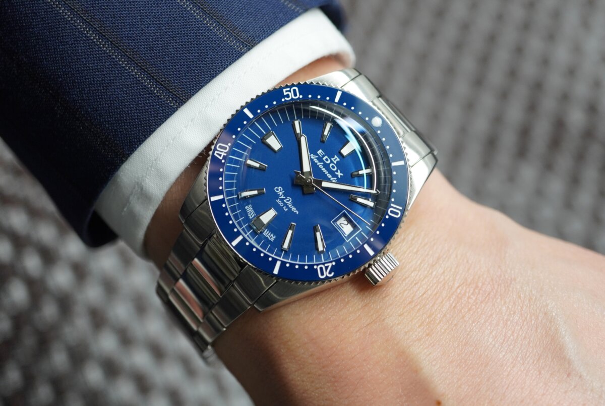 EDOX ミリタリーウォッチの復刻コレクション【スカイダイバー