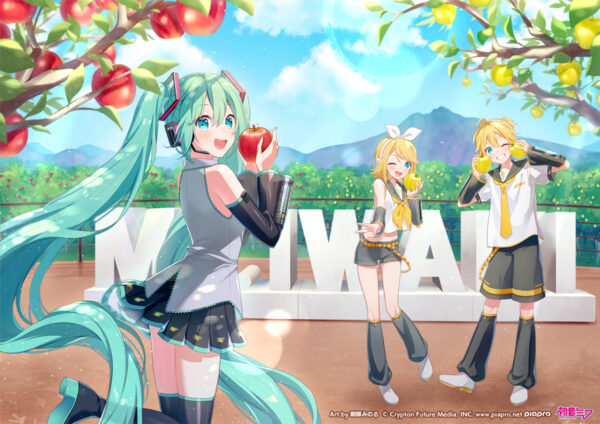 初音ミク×JAつがる弘前」コラボ第2弾！今回は鏡音リン・鏡音レンも