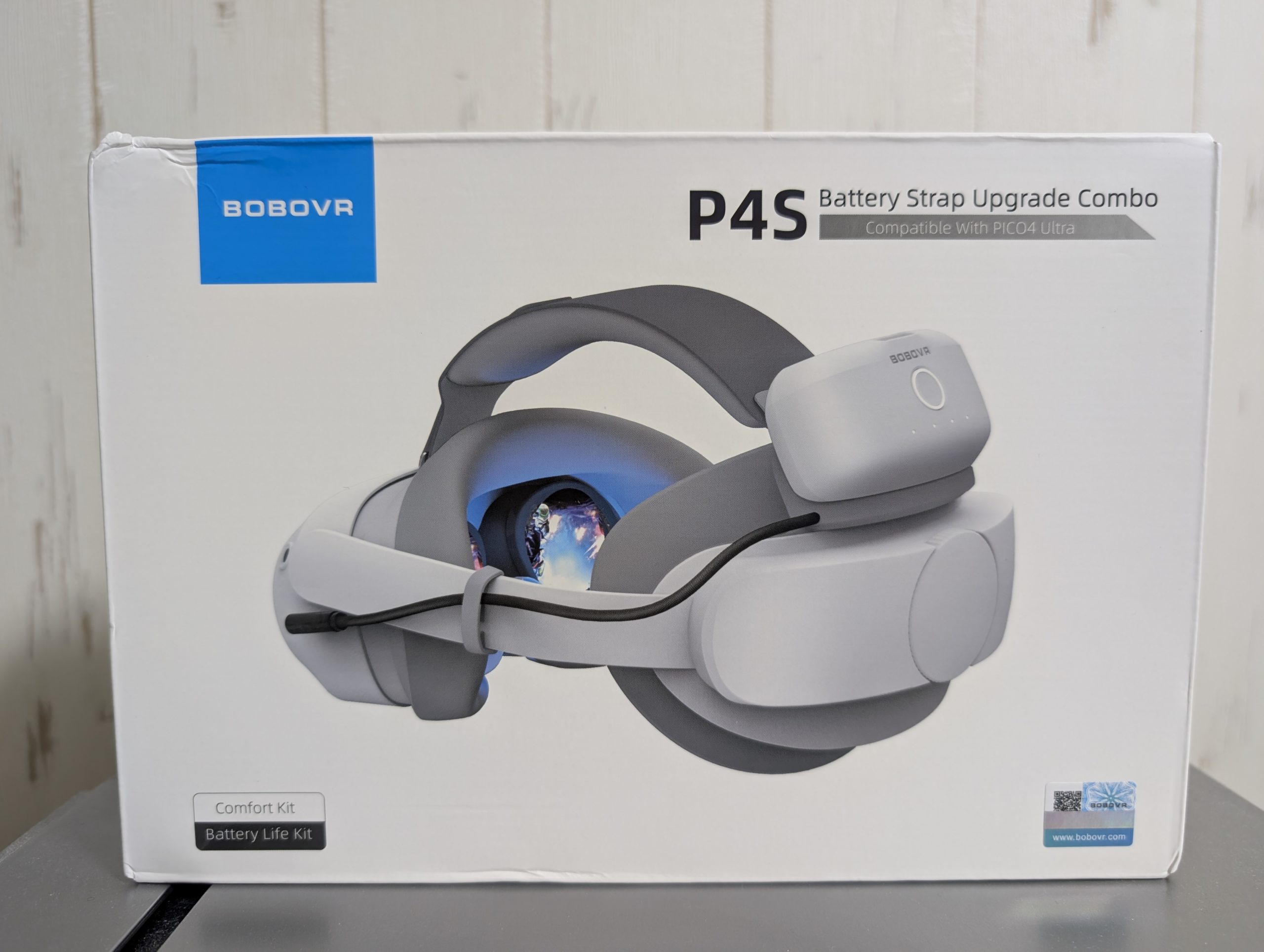 PICO 4 Ultra向けバッテリー付きヘッドストラップ「BOBOVR P4S