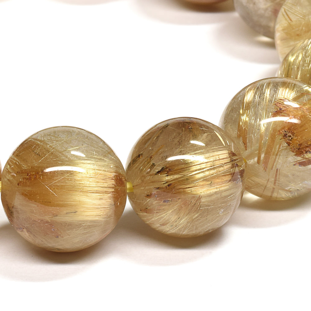 針たっぷり、大玉のゴールドルチルクォーツ｜8月12日新着