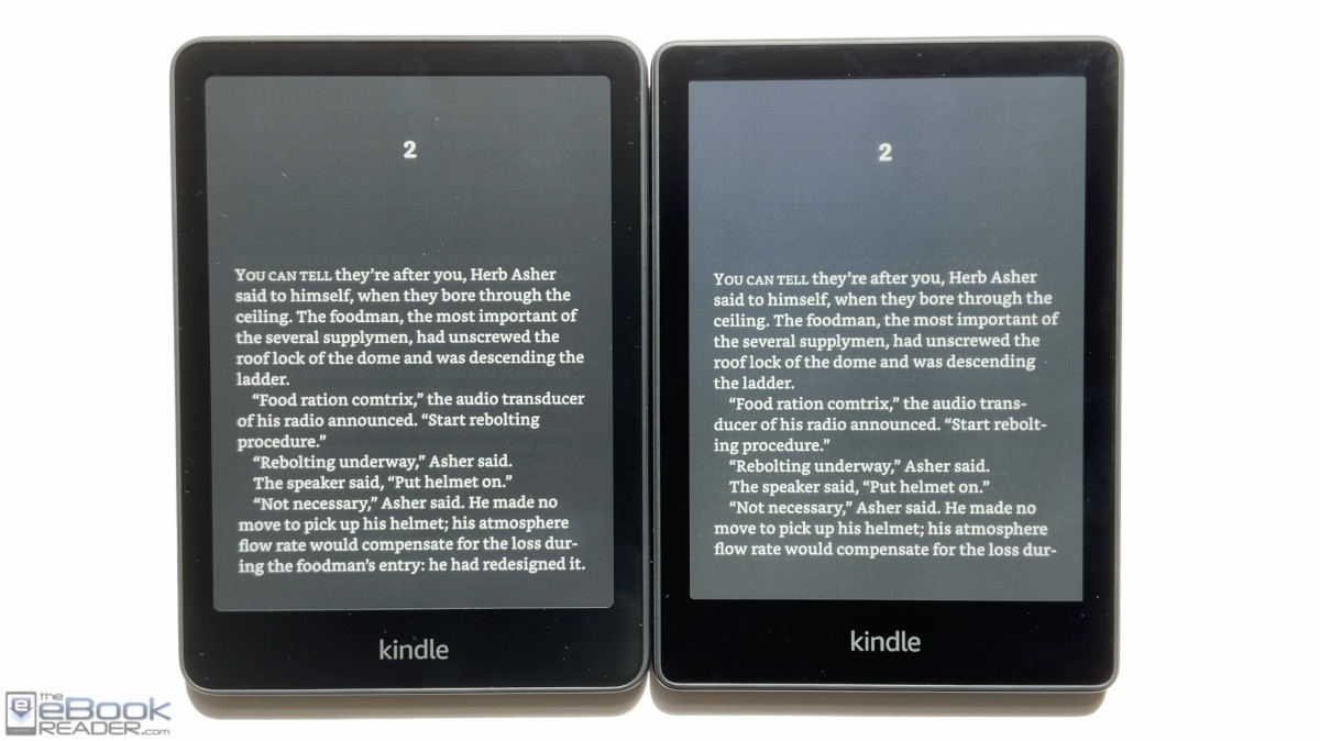 Kindle Paperwhite 6 Comparison Video - 12th Gen vs 11th Gen