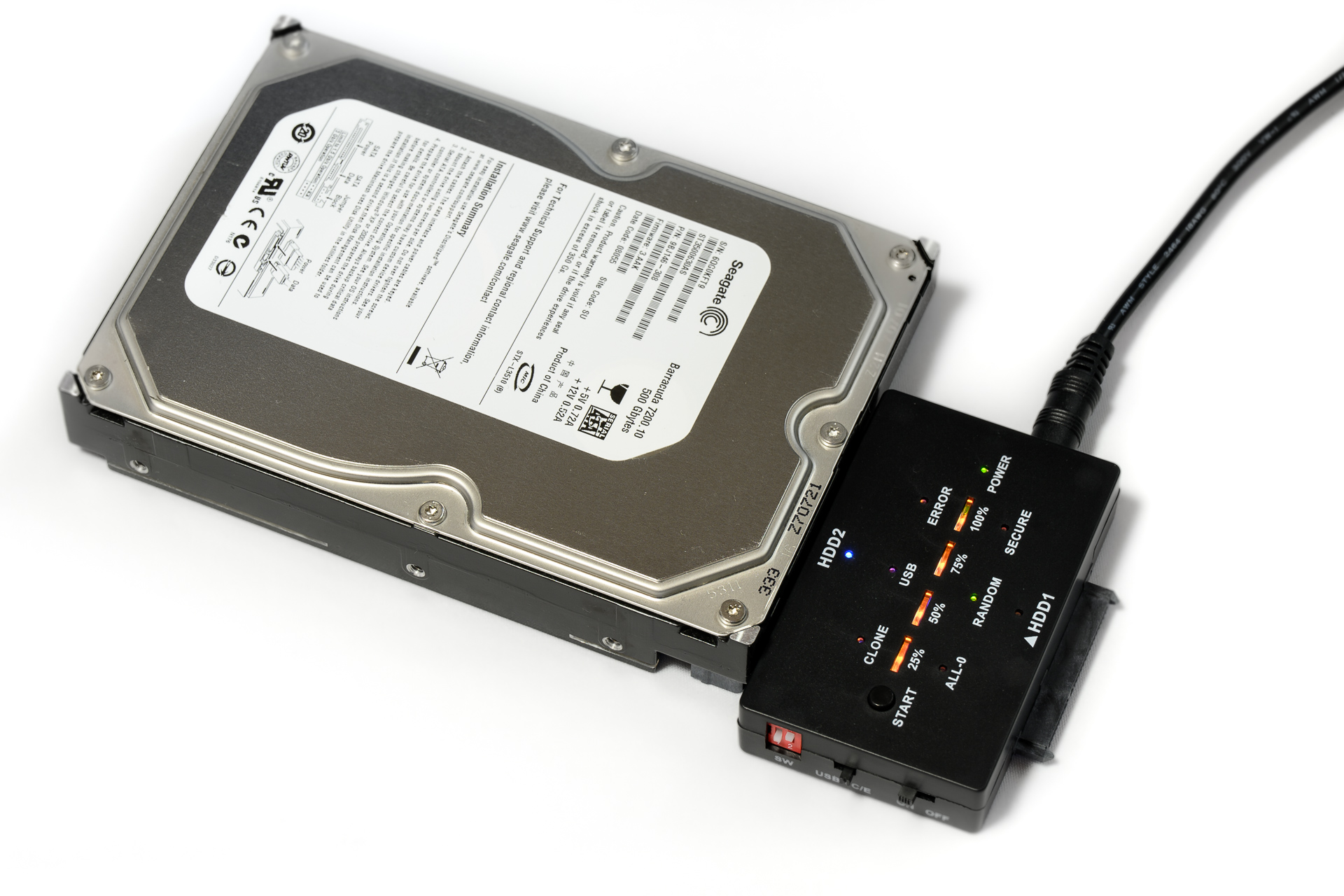 古いハードディスクを廃棄するためにデータ消去を行う – 酔人日月抄外伝