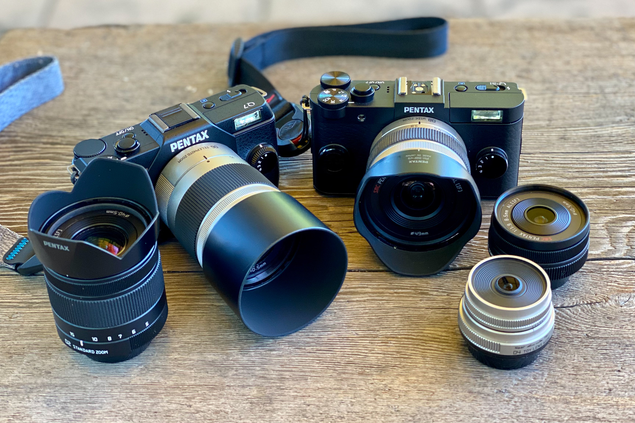 動態保存中のPENTAX Q7/Q-S1と3本のズームレンズを久々に使ってみる