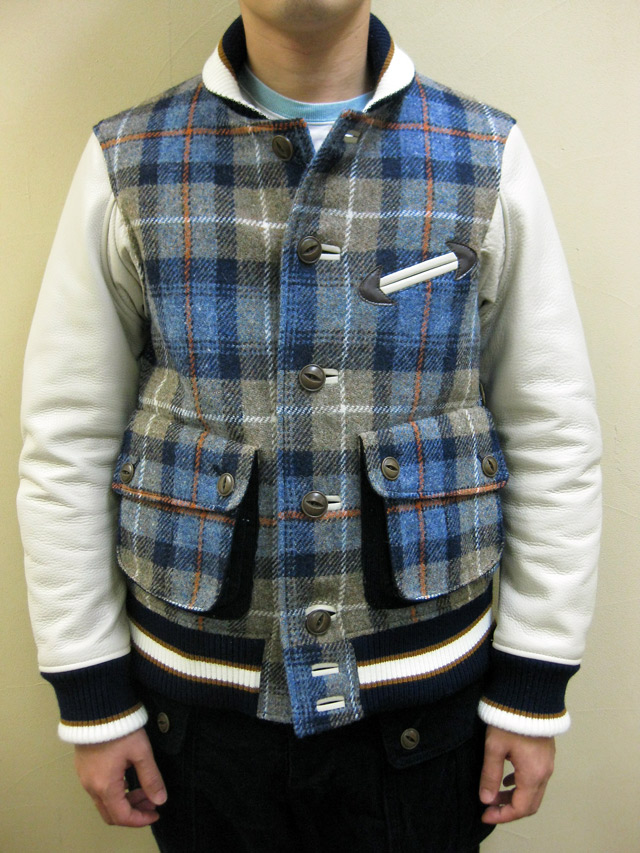 送料無料】A(LeFRUDE)E ハリスツィード アワードジャケット Blood