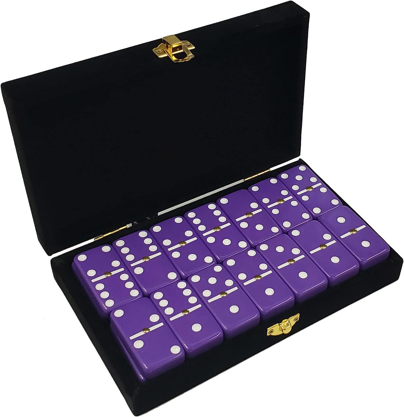 Jumbo Double 6 Domino Set - Velvet Box | Blatt Billiards