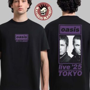 Oasis Live 25 Tokyo On October 26 2025 Merch T-Shirt - Blaxteeco