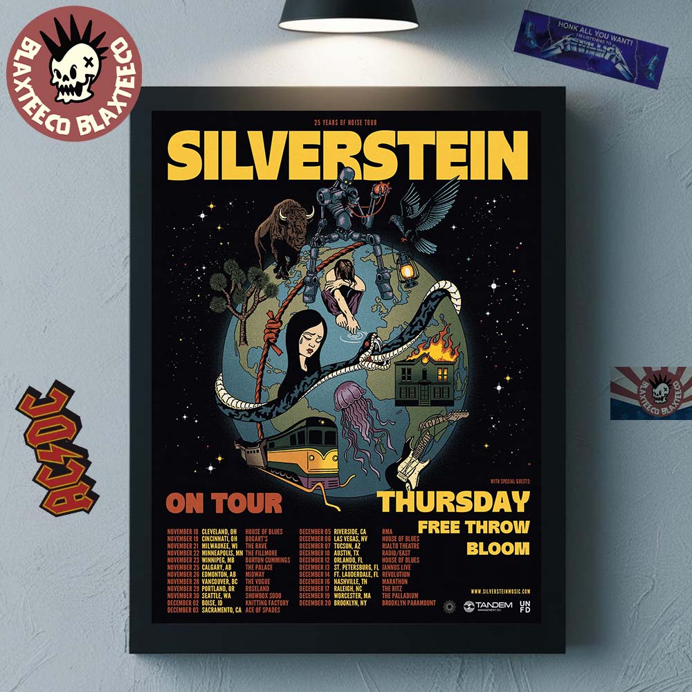 Silverstein 25 Years Of Noise Tour North American 2025 The Last