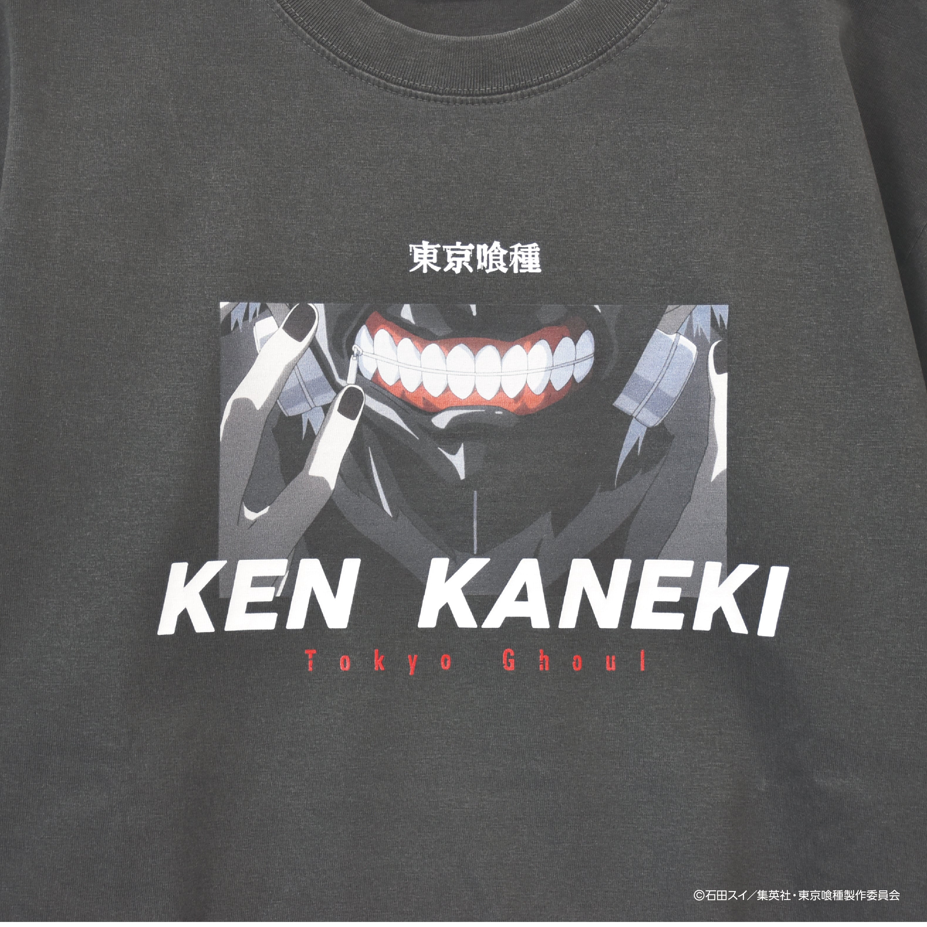 TVアニメ『東京喰種トーキョーグール』金木 研 ヴィンテージ調半袖T