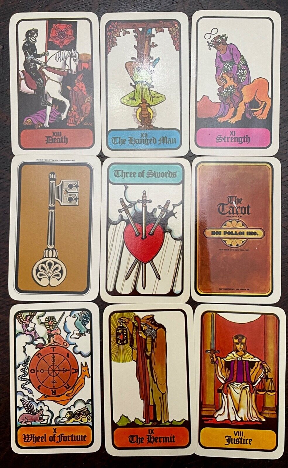 THE TAROT - Hoi Polloi, 1972 - Vintage TAROT CARD DECK OCCULT