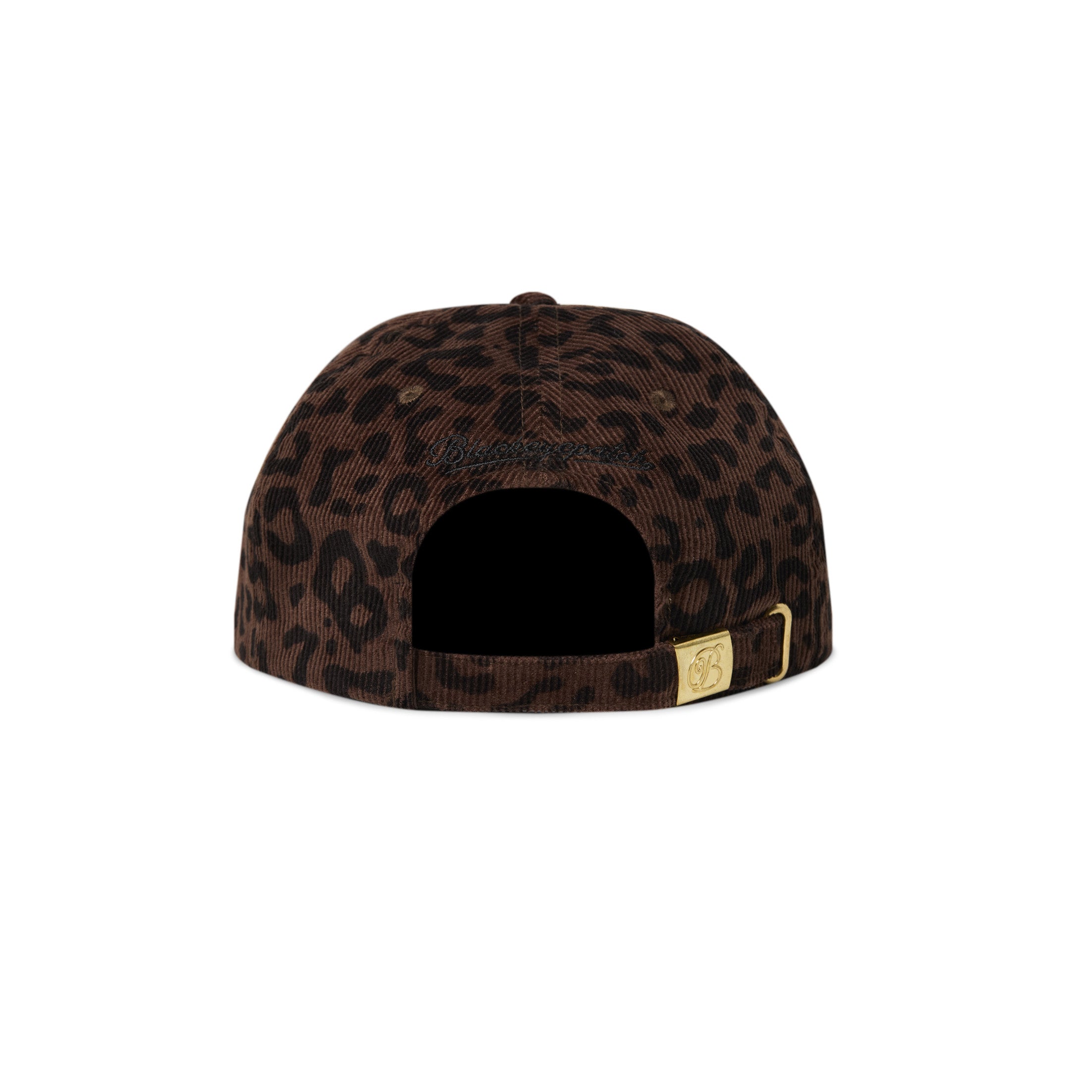LEOPARD PATTERNED OG LABEL CORDUROY CAP BROWN – BlackEyePatch
