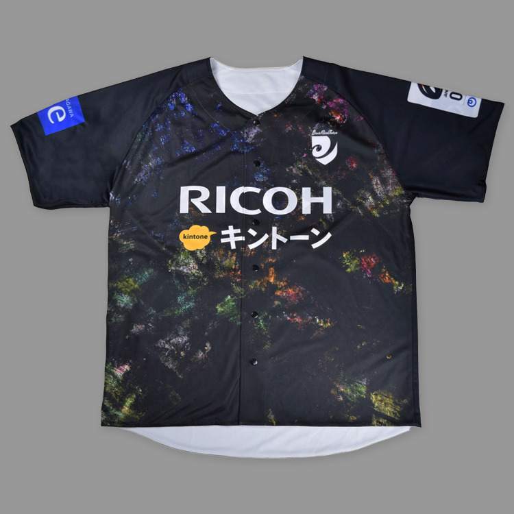 2024-25シーズンジャージデザインリバーシブルベースボールシャツ 背