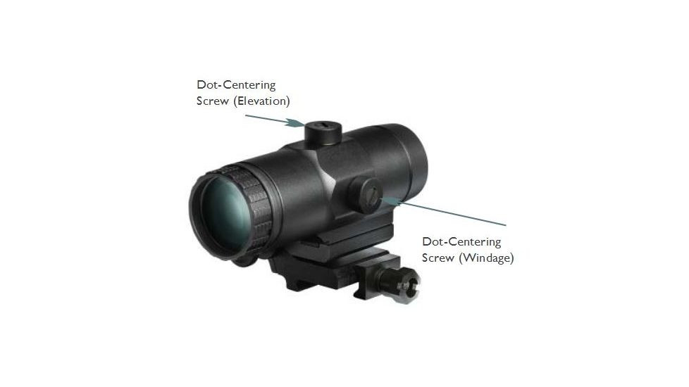 Vortex VMX-3T Magnifier with Flip Mount - Matte Black