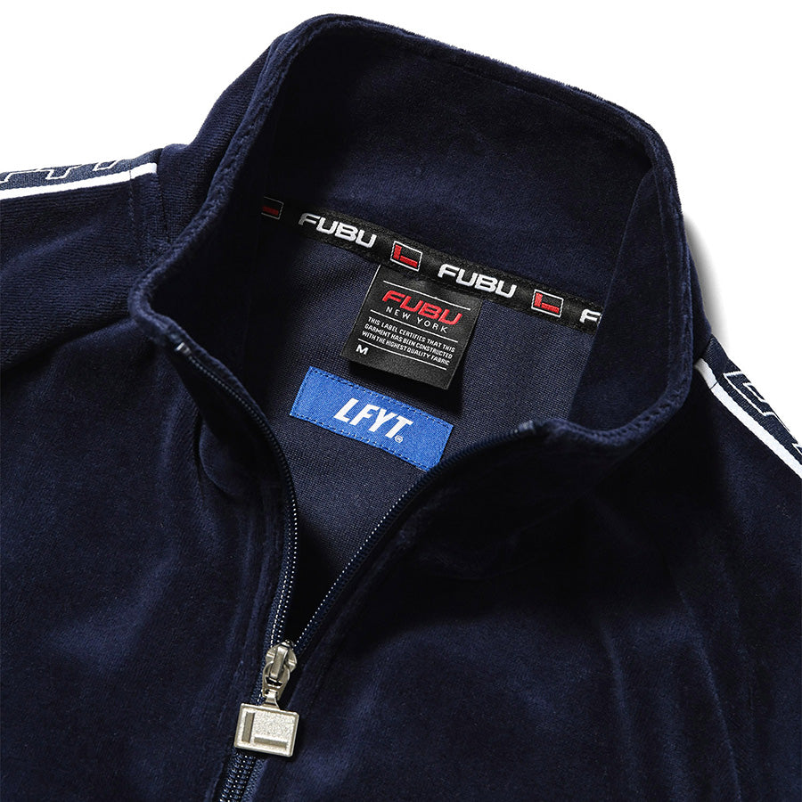 LFYT × FUBU ( エルエフワイティー × フブ ) VELOUR TRACK JACKET