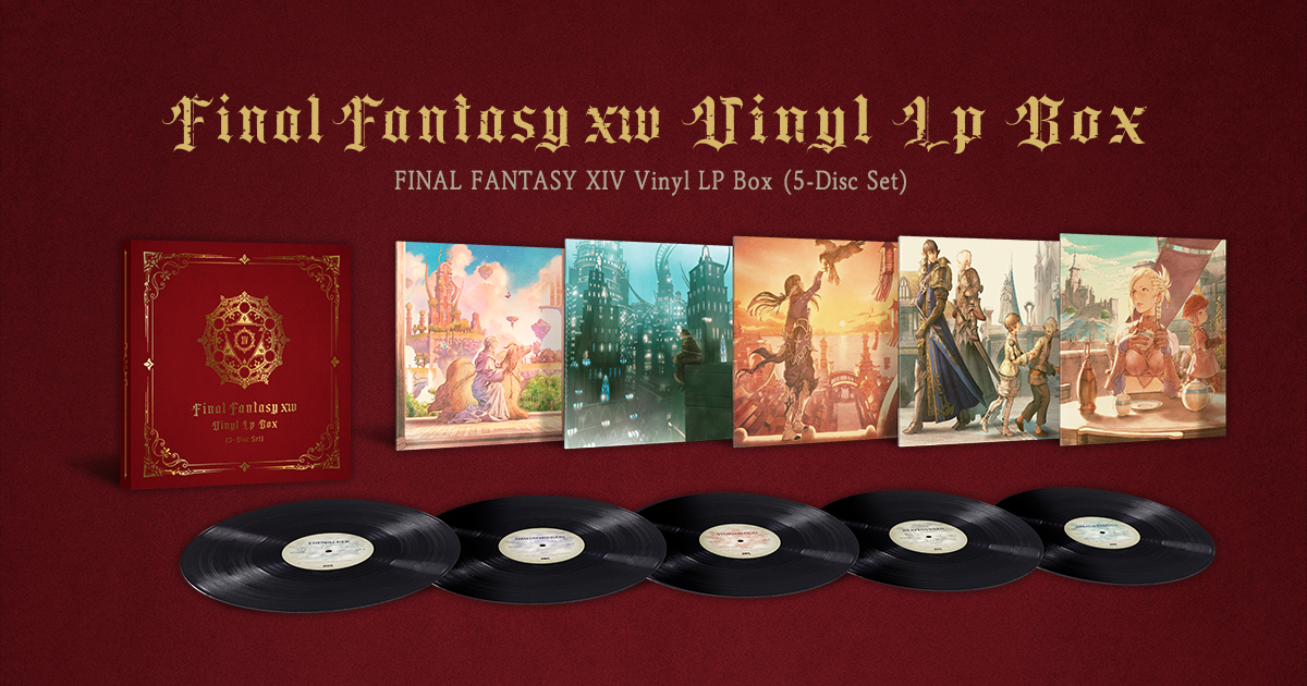 Final Fantasy XIV Vinyl LP Box • Original Soundtrack • 5xLP Box