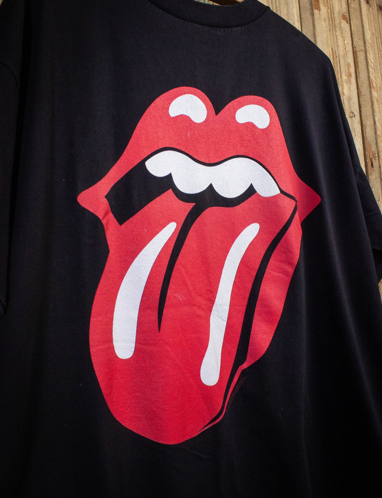 Vintage Rolling Stones Logo Concert T Shirt 1996 Black XL – Black