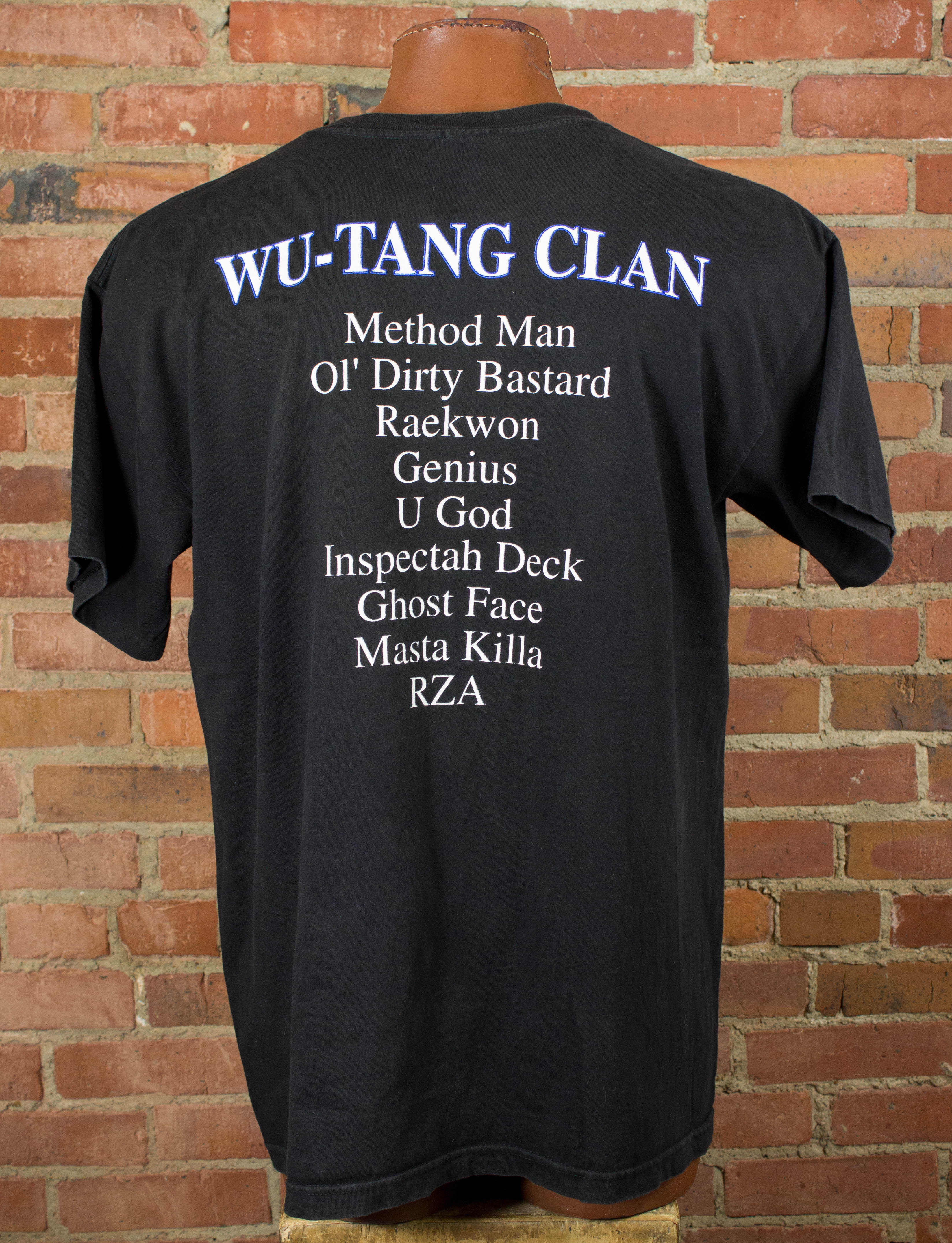 Vintage 90s Wu Tang Clan Rap Tee XL – Black Shag Vintage