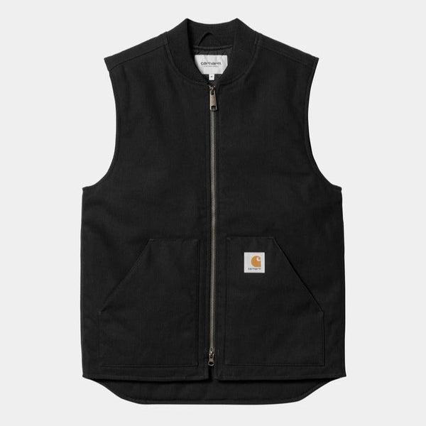Carhartt WIP Classic Vest Black Rigid – Black Sheep Skate Shop