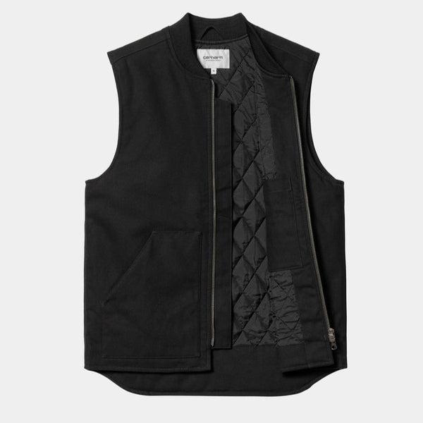 Carhartt WIP Classic Vest Black Rigid – Black Sheep Skate Shop