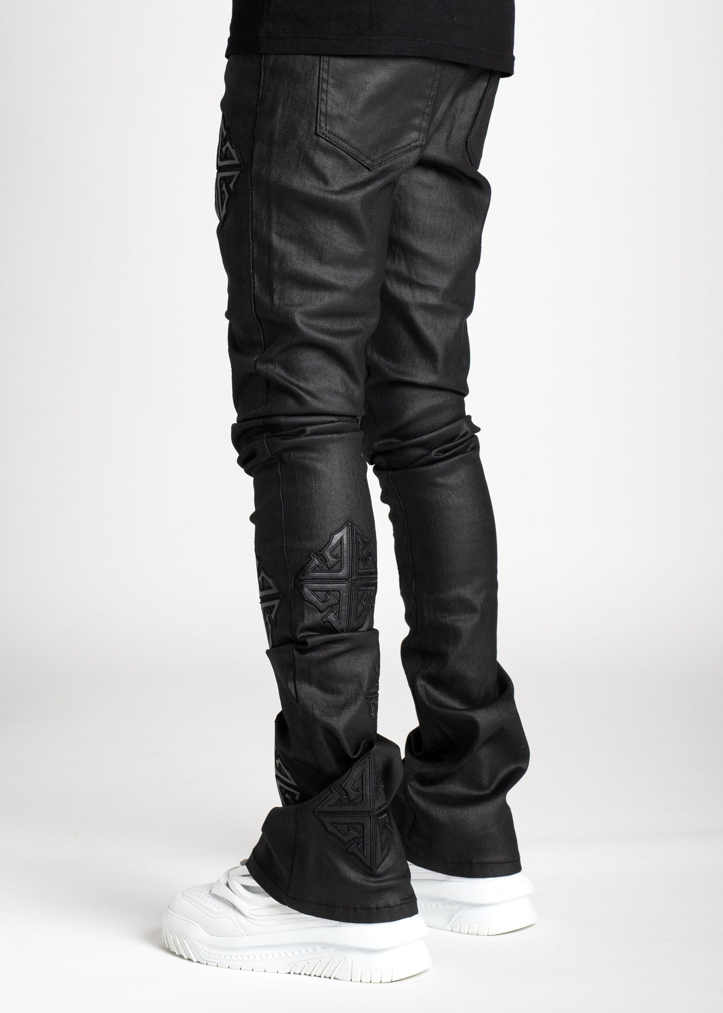 GUAPI OBSIDIAN ICON STACKED JEANS – BLUE CITY NYC
